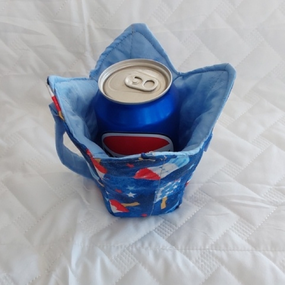Ice Cream Pint, Coffee Cup & Beverage Cozy, With A Hoop For A Spoon - Picture 5 of 9